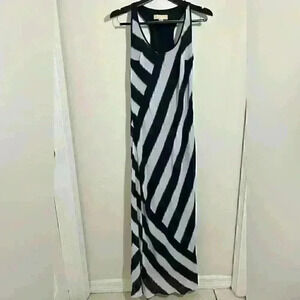 Michael Kors Maxi Dress Striped Sleeveless Casual Sundress Size XS